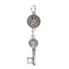 Colgante Llave de San Judas - En Plata de Ley 925 Envejecida