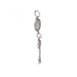 Colgante Llave de San Judas - En Plata de Ley 925 Envejecida