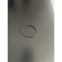 Pulsera Obsidiana Bola 4mm.