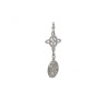 Colgante Nudo de Bruja y Tetragramatón Grande en Plata de Ley 925