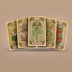 Baraja de Tarot Botánica Oculta (78 cartas + 2 adicionales)