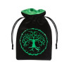 Bolsa de dados Forest Velour -  Negra y Verde