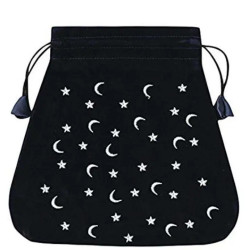 Bolsa Tarot Estrellas y Lunas - Lo Scarabeo - Negra