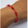 Pulsera 7 Nudos - Protección y Suerte - Roja