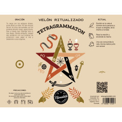 Velón Ritualizado - Tetragrammaton