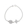 Pulsera Nudo Bruja Pequeño y tetragrámaton - Plata de Ley 925