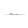 Pulsera Nudo Bruja Pequeño y tetragrámaton - Plata de Ley 925