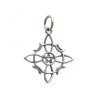 Colgante- Nudo de Bruja con Lunas en Plata de Ley 925