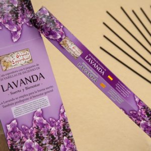 Incienso Lavanda – Hexagonal (Suerte y Bienestar)