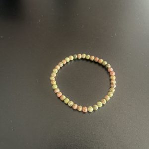 Pulsera Unakita bola 4mm.