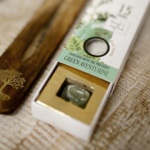 Incienso Piedras Preciosas Aventurina Verde – Buena Suerte