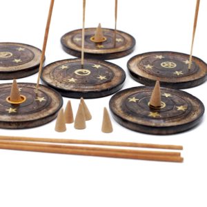 Disco Portaincienso 10 Cm – Para Conos y Varillas