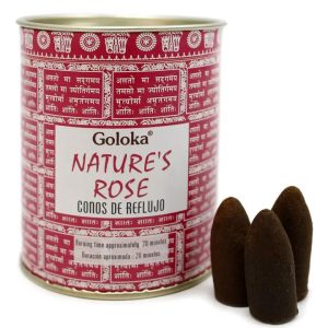 Conos de Incienso Goloka Reflux – Rosa