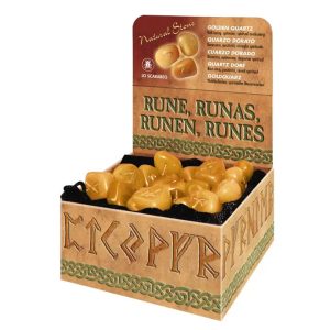 Runas de Cuarzo Dorado – Lo Scarabeo