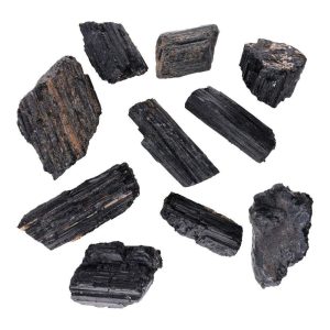 Turmalina Negra Catedral en Bruto Pequeño