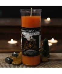 Velón Esotérico Naranja